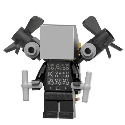 Upgraded Titan TV Man Skibidi Toilet Custom Minifigure1