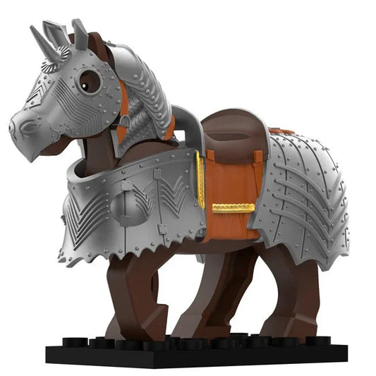 Gothic War Horse Medieval Warhorse Custom Minifigure1