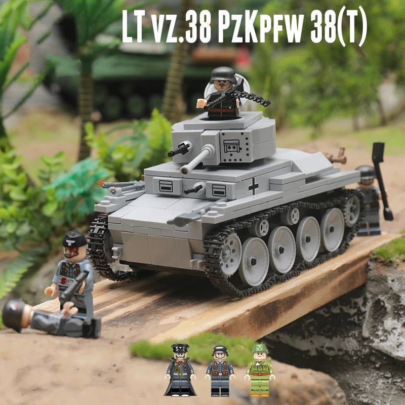WW2 Panzer 38(t) Army Tank7
