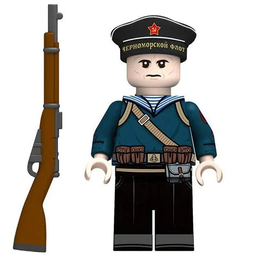Soviet Naval Infantry (Russian Soldier) Custom Military Minifigure1