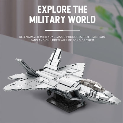 F-22 Raptor Fighter Jet Building Set5