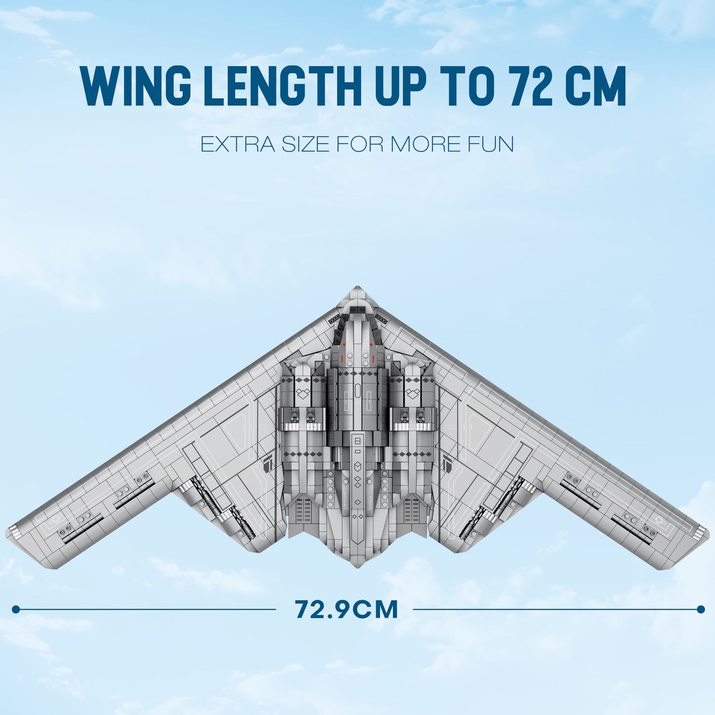 B-2 Spirit Stealth Bomber Aircraft Building Set5