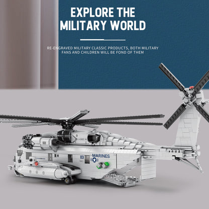 Sikorsky CH-53 Sea Stallion Helicopter Building Set3
