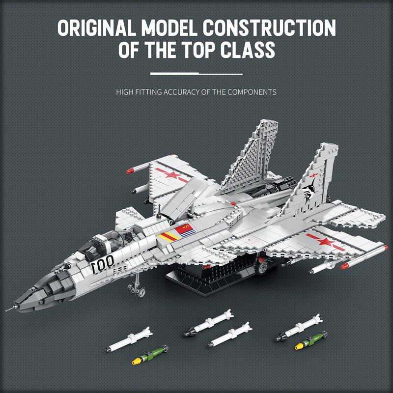 J-15 Flying Shark Max Fighter Jet Building Set5
