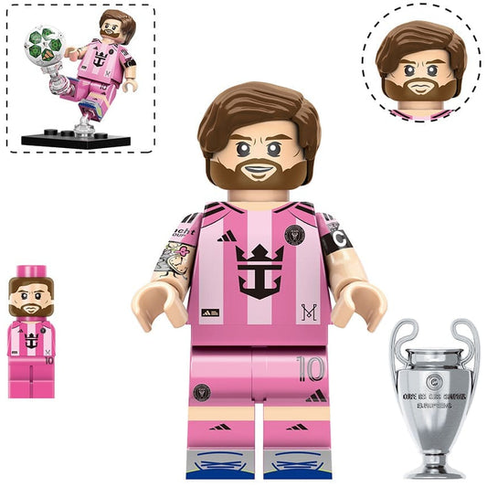 Lionel Messi (Inter Miami) Custom Football Player Minifigure1