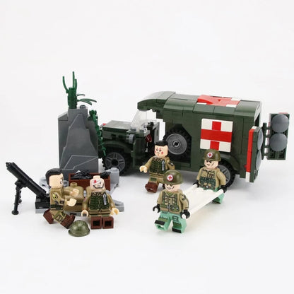 WW2 US Army Military Medic Team2