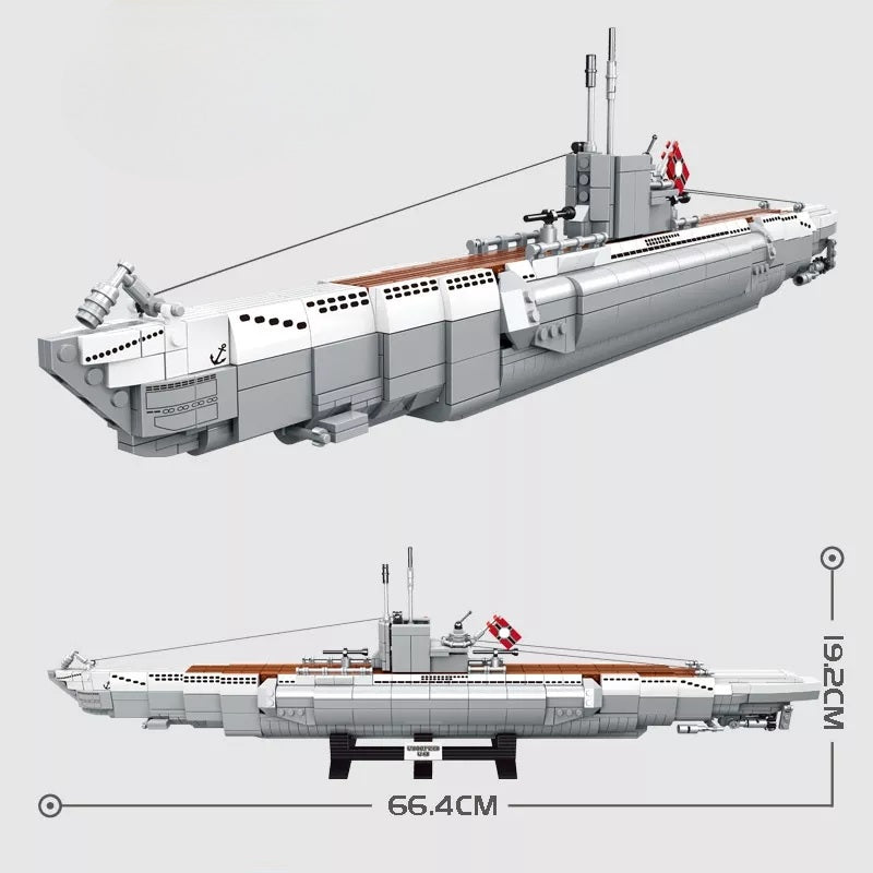 WW2 German Kriegsmarine U-48 Type VIIB U-boat7