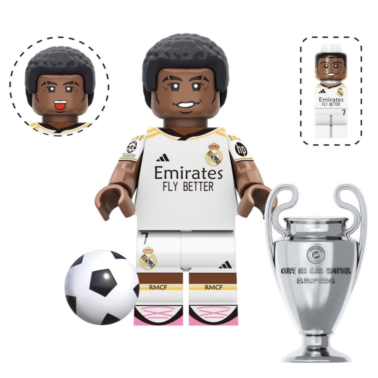 Vinicius Junior Custom Football Player Minifigure1