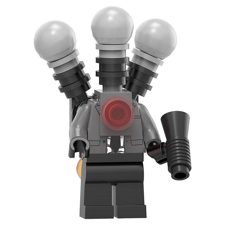 Microphone Man Skibidi Toilet Custom Minifigure1