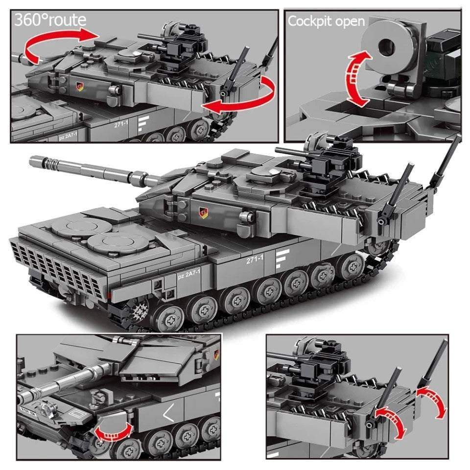 German Bundeswehr Kampfpanzer Leopard 2A7+5