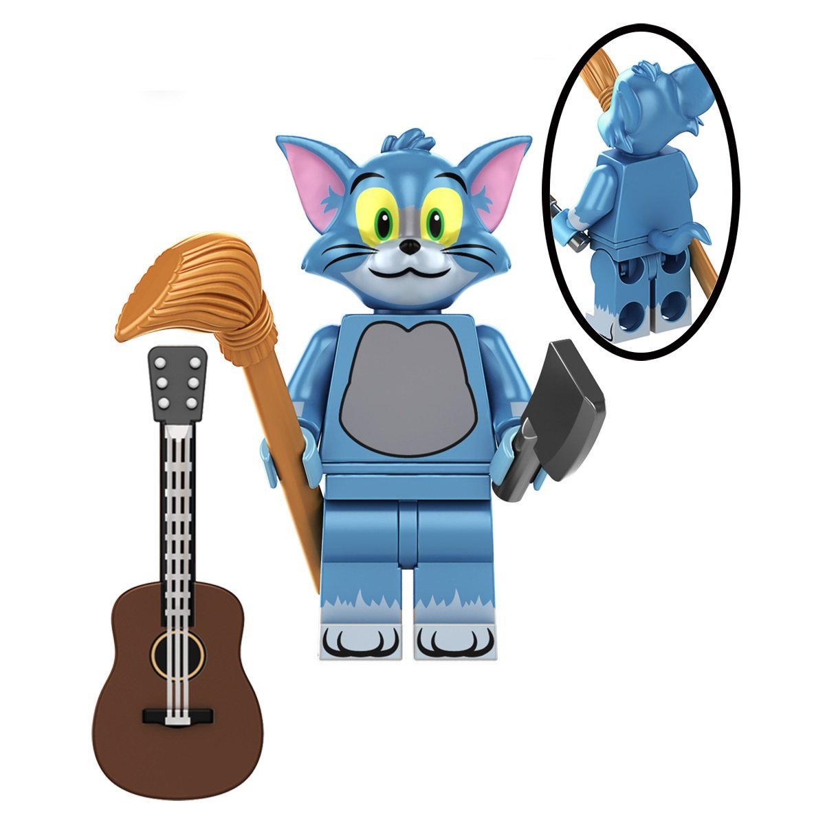 Tom from Tom & Jerry Custom Minifigure1