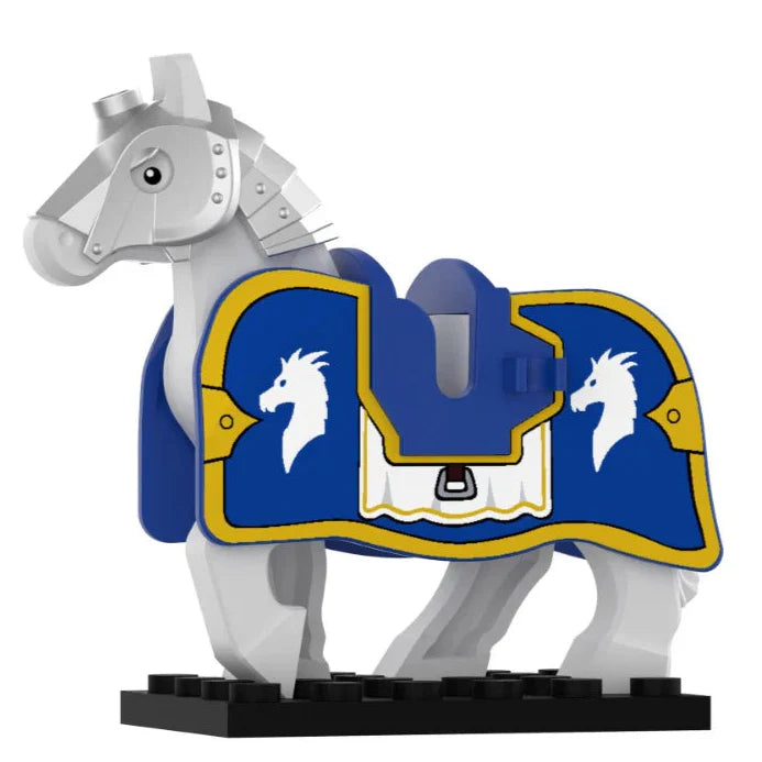 Paladin Horse Barding Medieval Warhorse Custom Minifigure1