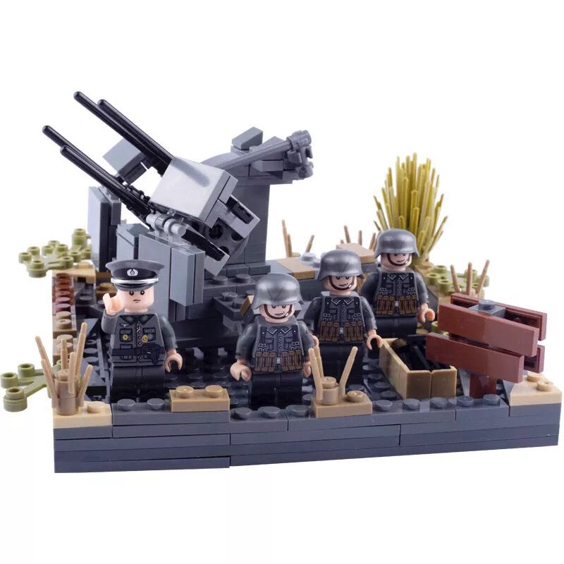 WW2 German Flakvierling 38 AA Display Set2