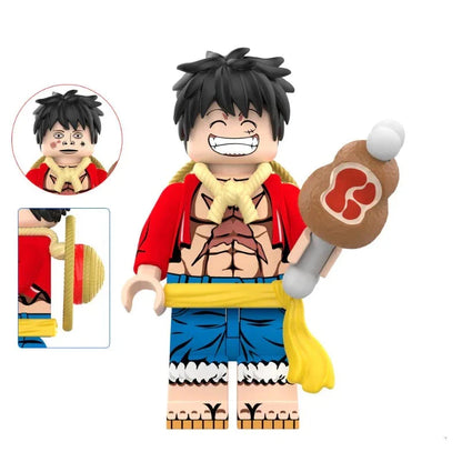 Luffy custom One Piece Anime Minifigure1