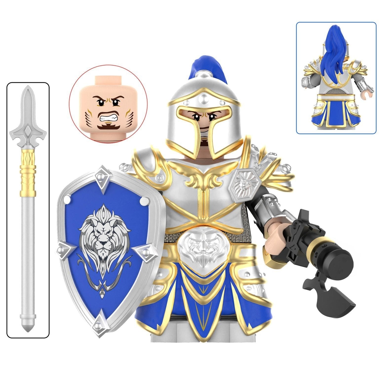 Stormwind City Guard Custom World of Warcraft Minifigure2