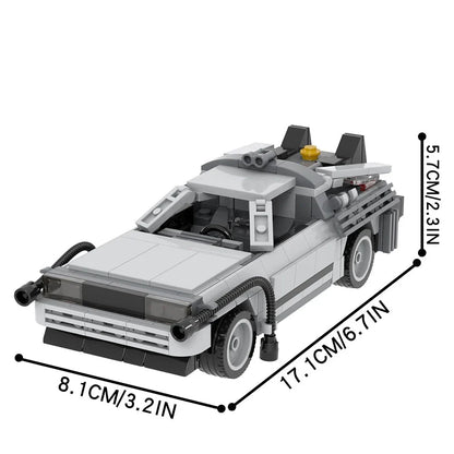 Back to the Future DeLorean Car Custom MOC2