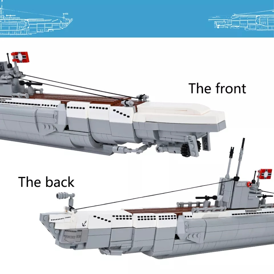 WW2 German Kriegsmarine U-48 Type VIIB U-boat6