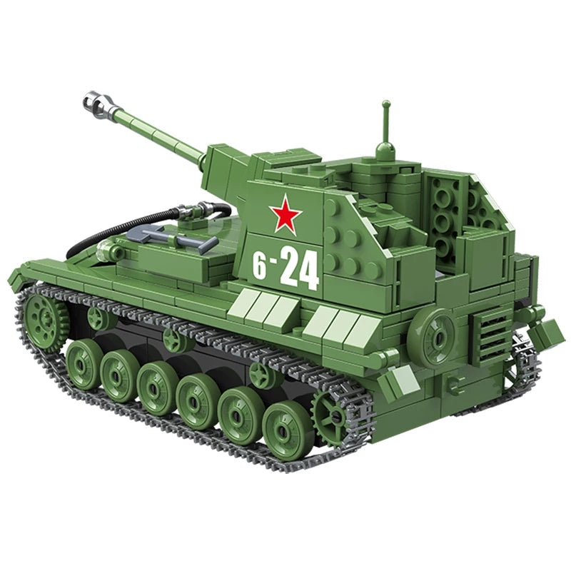 WW2 Soviet SU-76 SPG4
