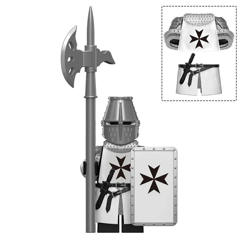 Knights Hospitaller Custom Crusader Minifigure1