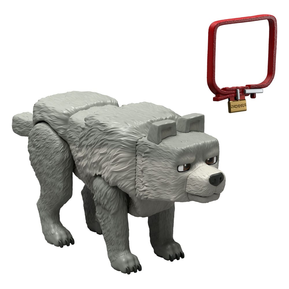 A Minecraft Movie Action Figure Dennis the Wolf 10cm4
