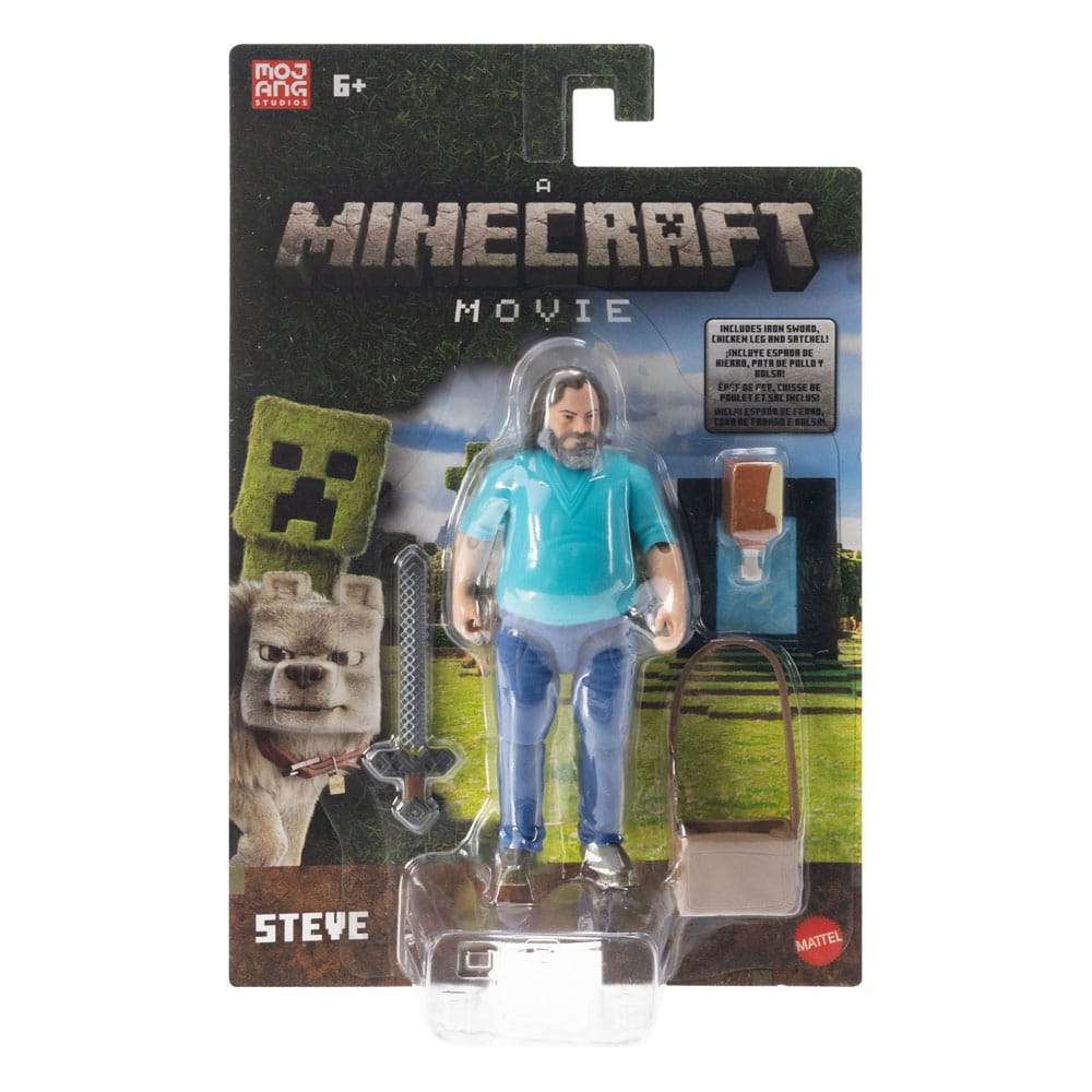 A Minecraft Movie Action Figure Steve 10cm3