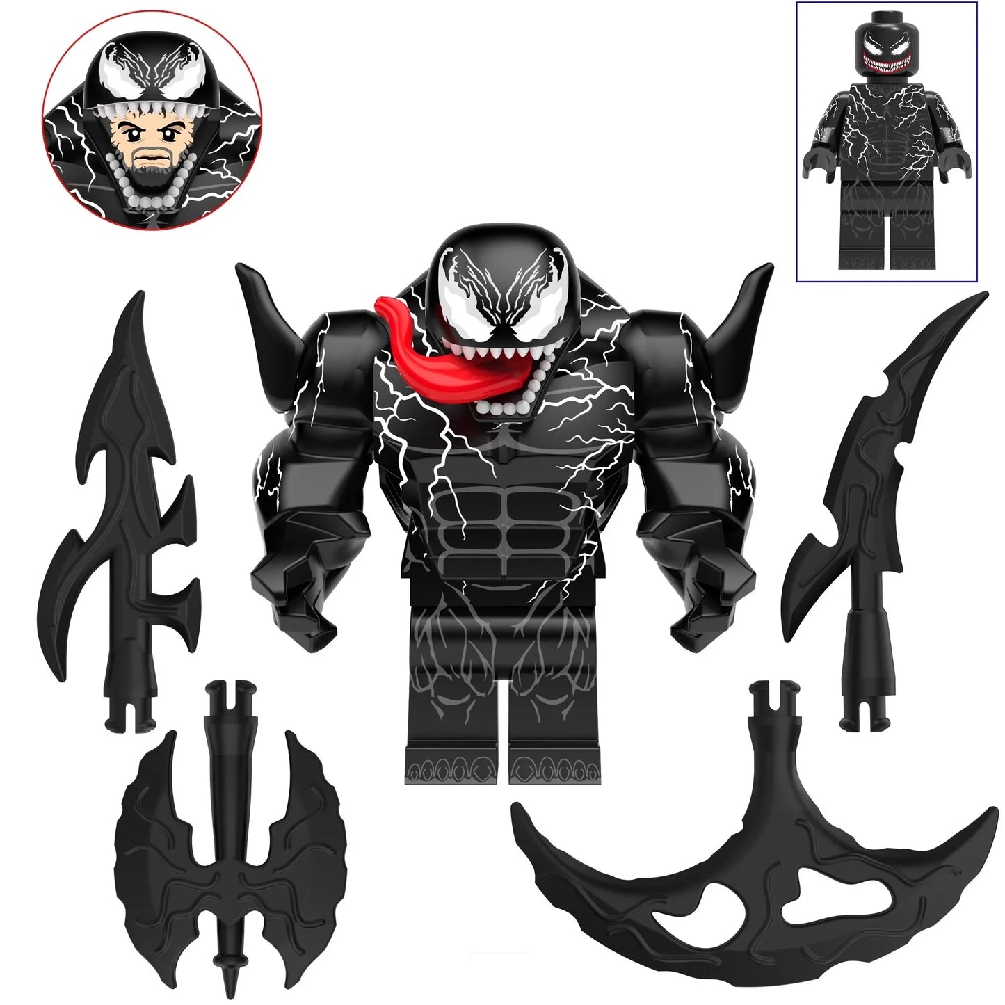 Venom Custom Marvel Superhero Minifigure