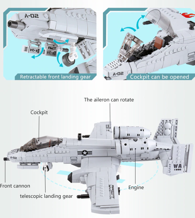 USAF Fairchild Republic A-10B Thunderbolt II2