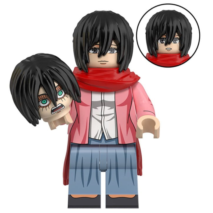 Mikasa Ackerman From Attack on Titan Custom Anime Minifigure1