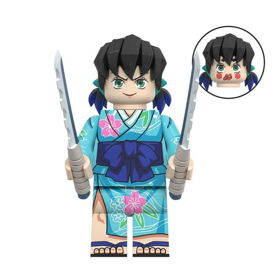Inosuke Hashibira From Demon Slayer Custom Anime Minifigure1