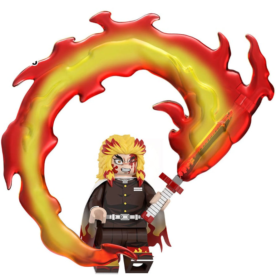 Kyojuro Rengoku From Demon Slayer Custom Anime Minifigure1