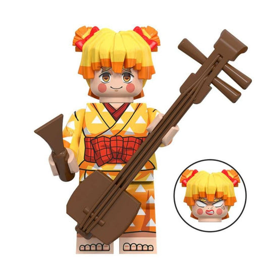 Zenitsu Agatsuma From Demon Slayer Custom Anime Minifigure1