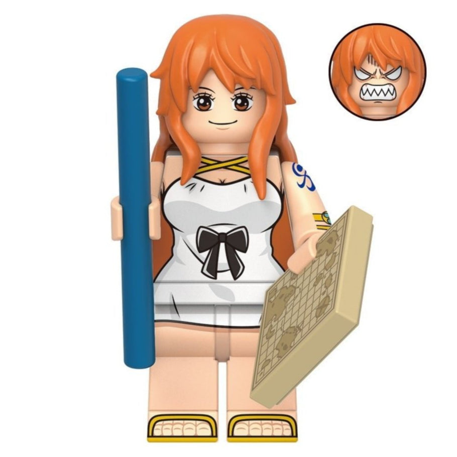 Nami Custom One Piece Anime Minifigure1