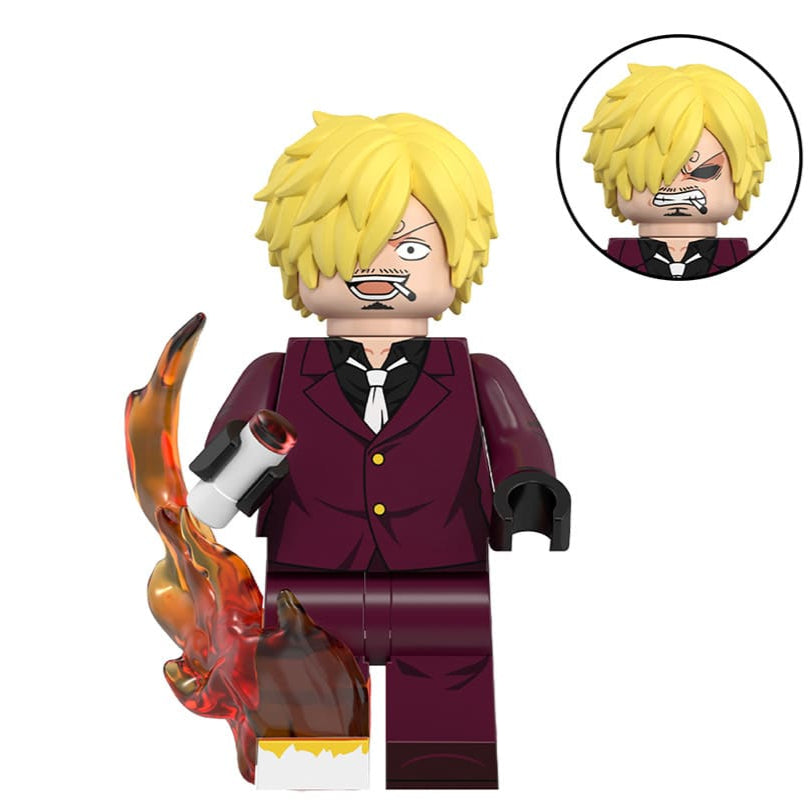 Sanji Custom One Piece Anime Minifigure1