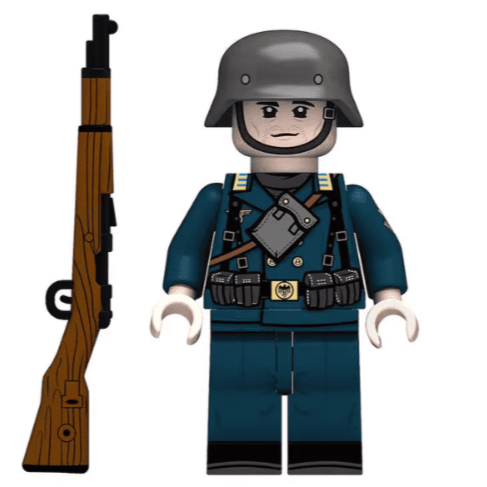 WW2 Military Artilleristen-Obermaat Custom Military Minifigure1