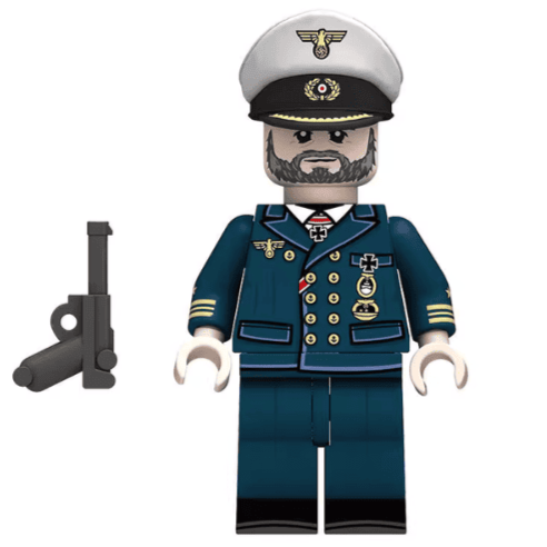 WW2 Military Oberleutnant zur See Custom Military Minifigure1
