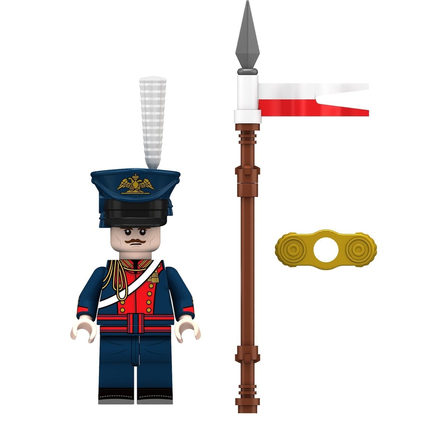 Russian Guards Uhlan Lancer Soldier Minifigure1