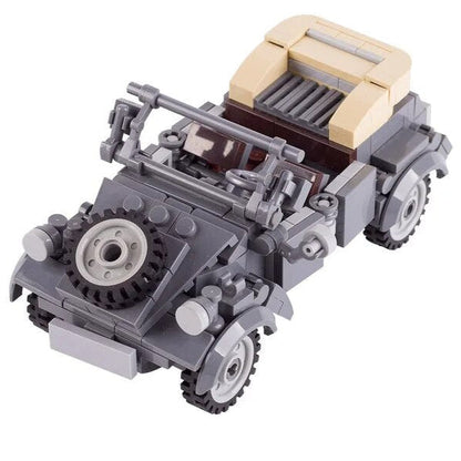 WW2 German Kubelwagen Utility Vehicle Custom Military MOC