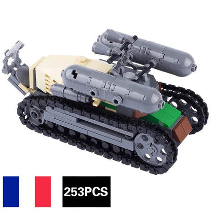 Renault FT-17 Gas Tank Custom Military MOC1