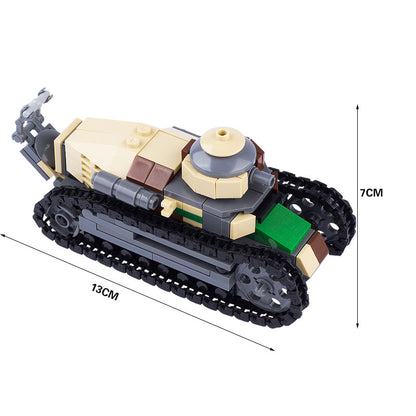 Renault FT-17 Light Tank Custom Military MOC4