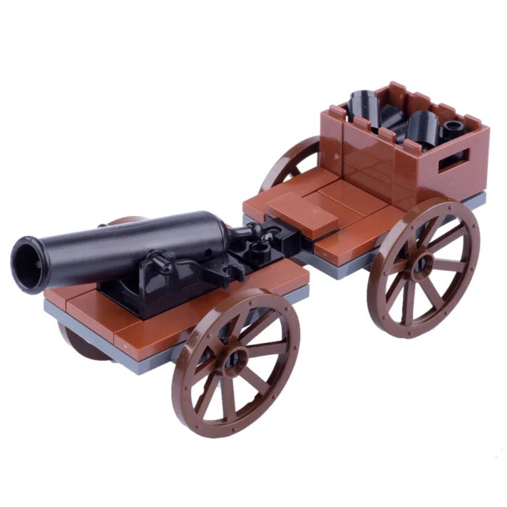 Mobile Artillery Cannon Custom Military MOC Set1