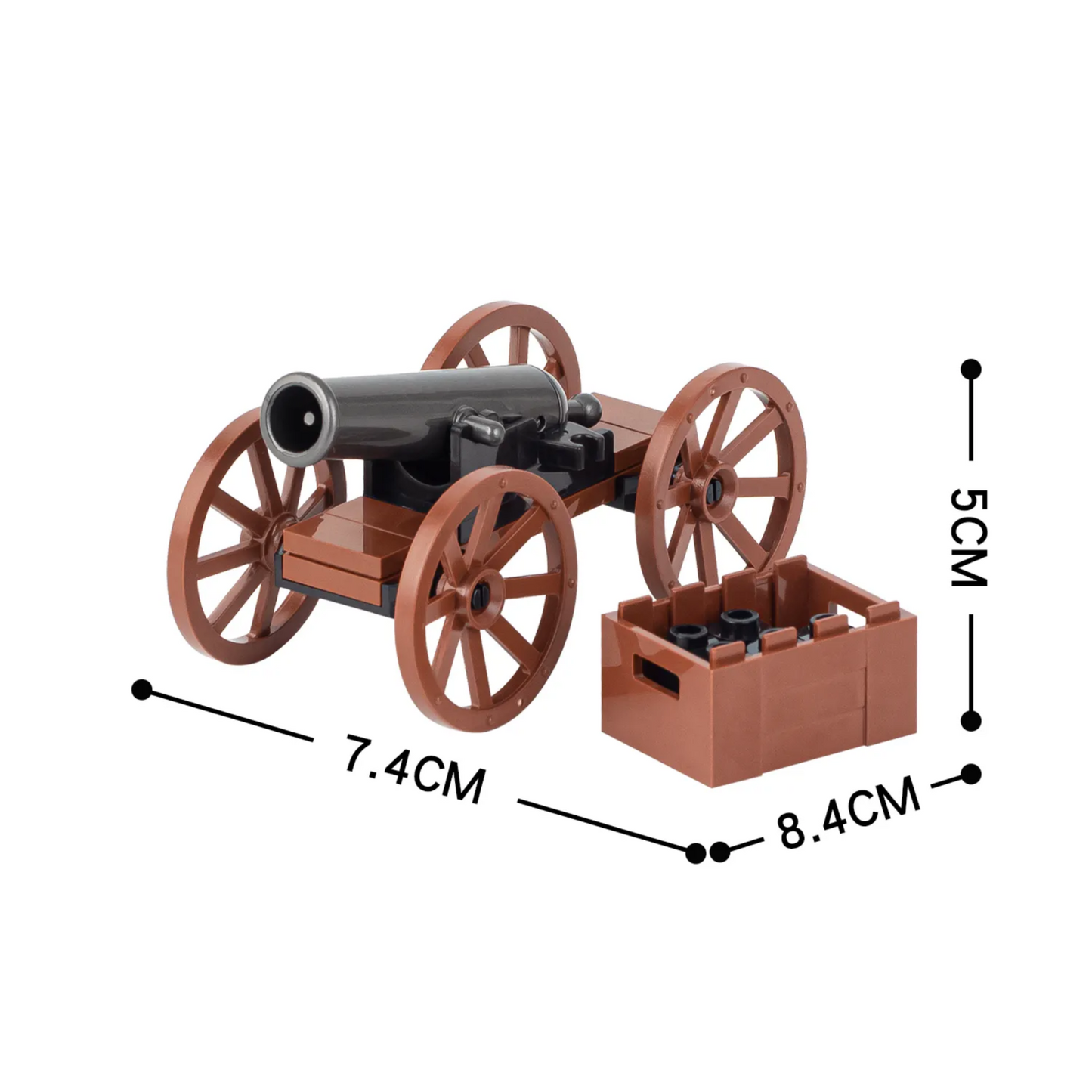 Military Artillery Cannon Custom Military MOC Set6