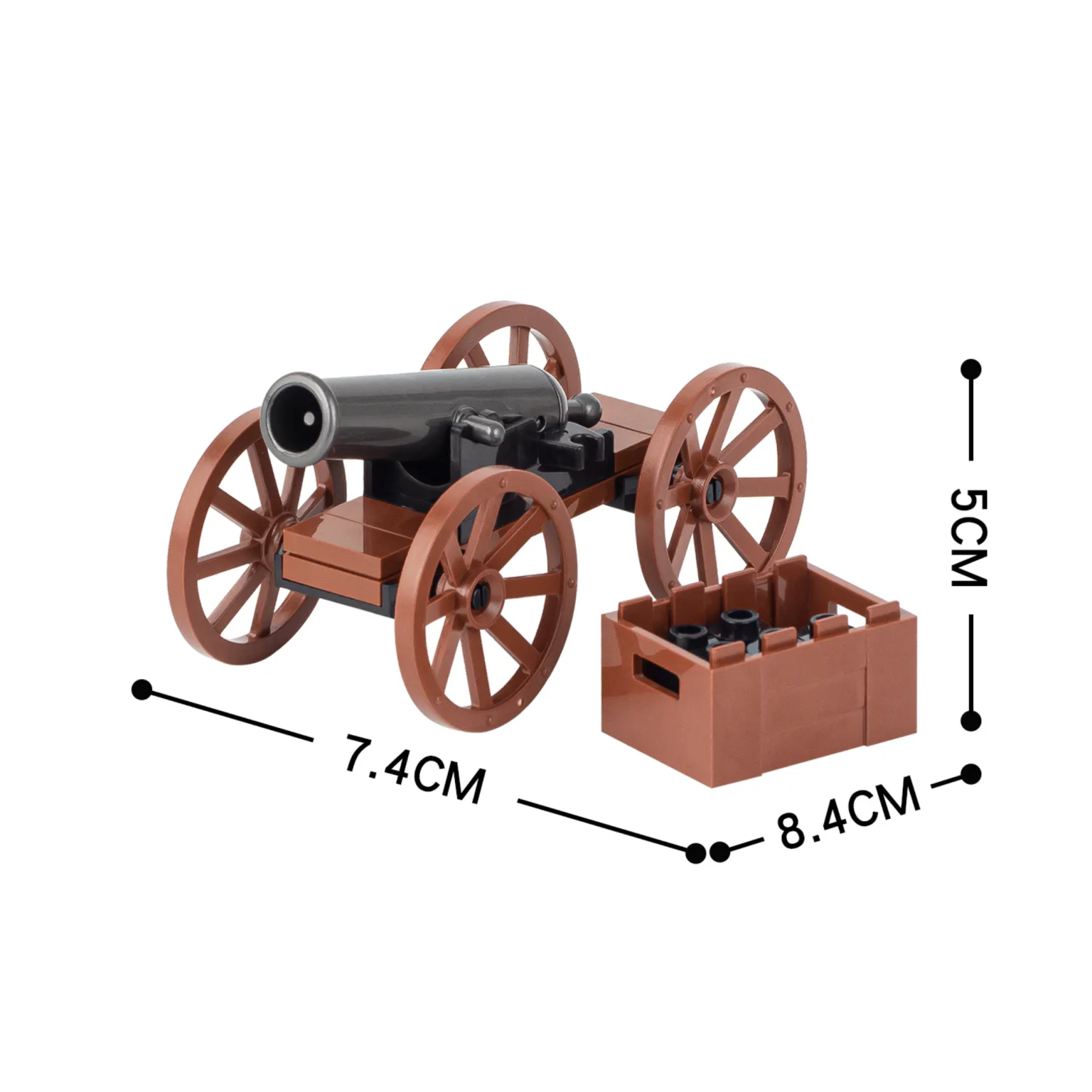 Military Artillery Cannon Custom Military MOC Set6