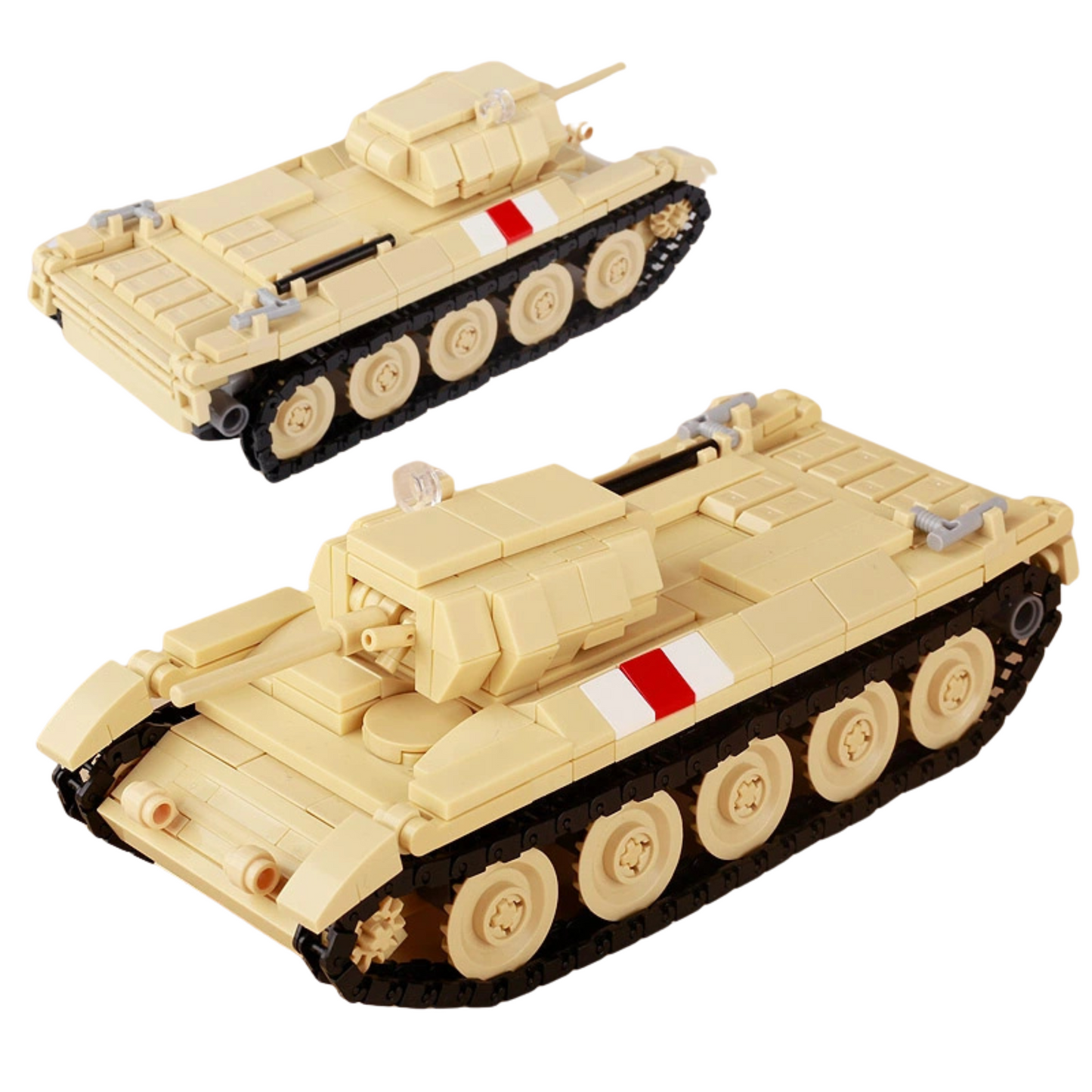 WW2 British Crusader Tank Custom Military MOC