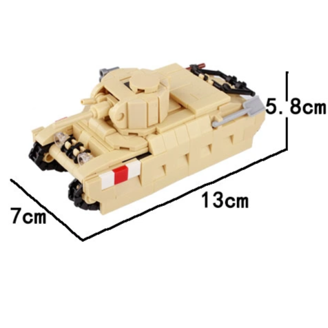 Matilda II British Infantry Tank Custom Military MOC