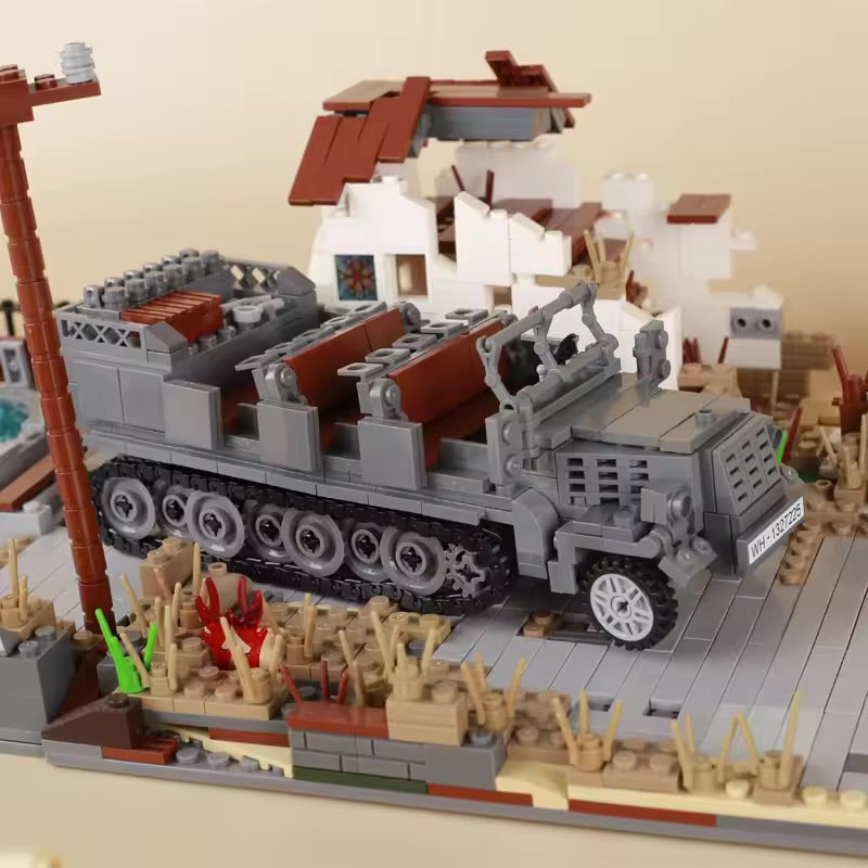 WW2 German Sd.Kfz. 7 Army Transport Custom Military MOC