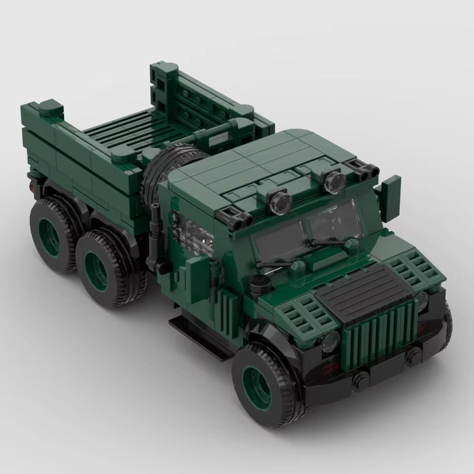Kozak Ukraine Infantry Army Truck Custom Military MOC1