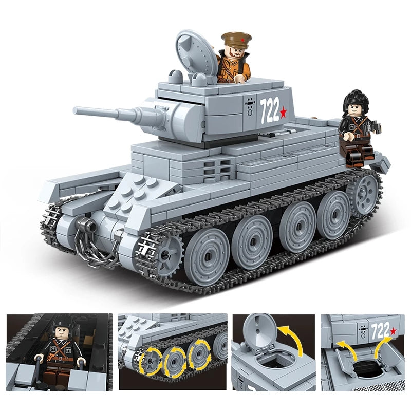 WW2 Soviet BT-7 Calvary Tank3