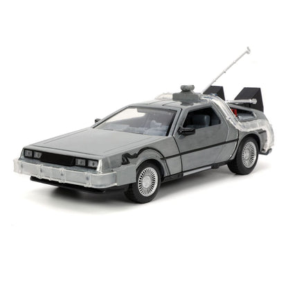 Back to the Future Hollywood Rides Diecast Model 1/24 Back to the Future 1 Time Machine1