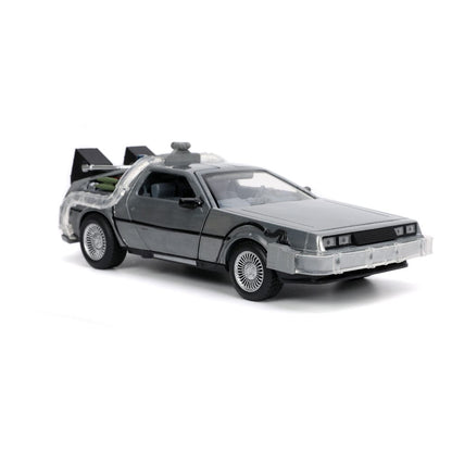 Back to the Future Hollywood Rides Diecast Model 1/24 Back to the Future 1 Time Machine10