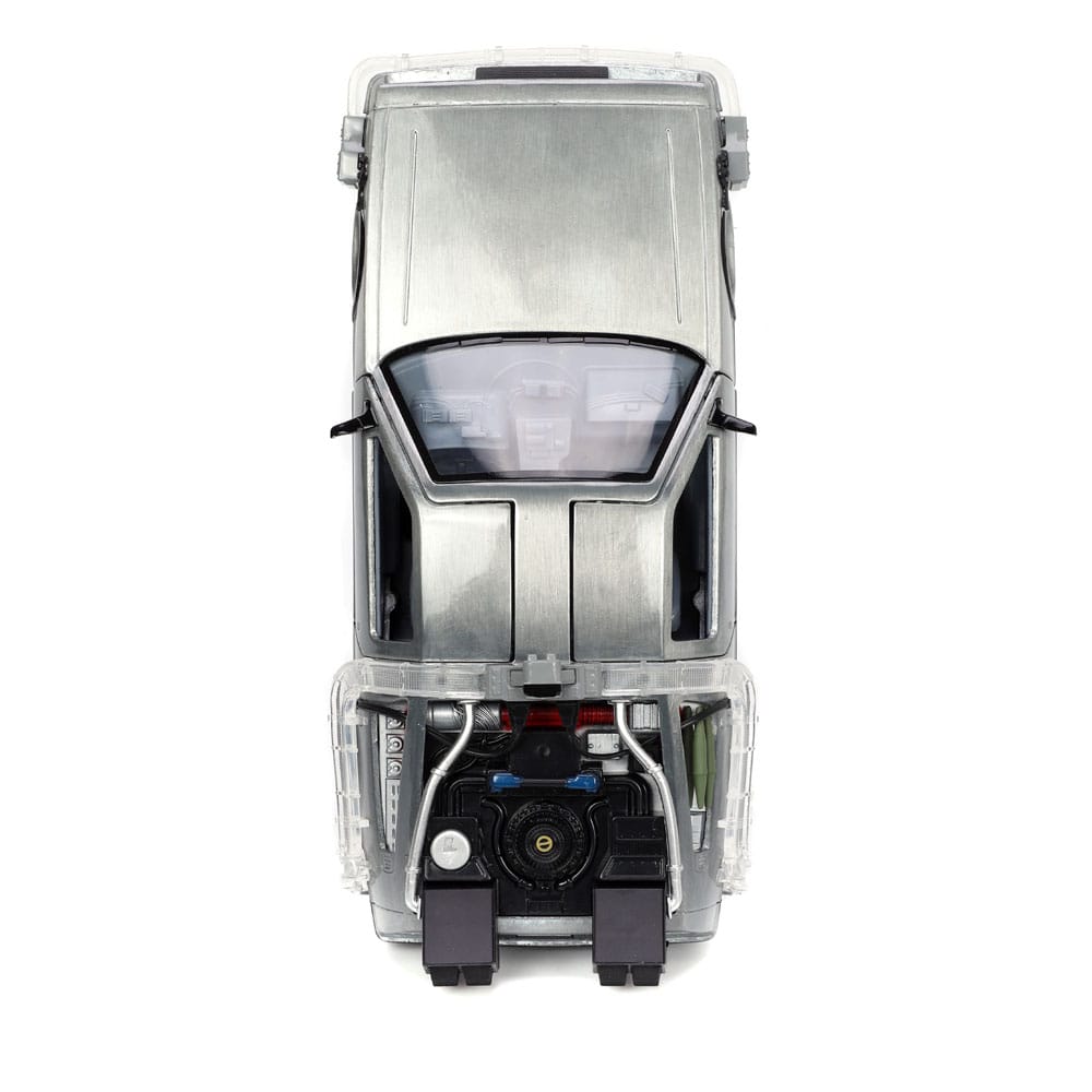 Back to the Future Hollywood Rides Diecast Model 1/24 Back to the Future 1 Time Machine11